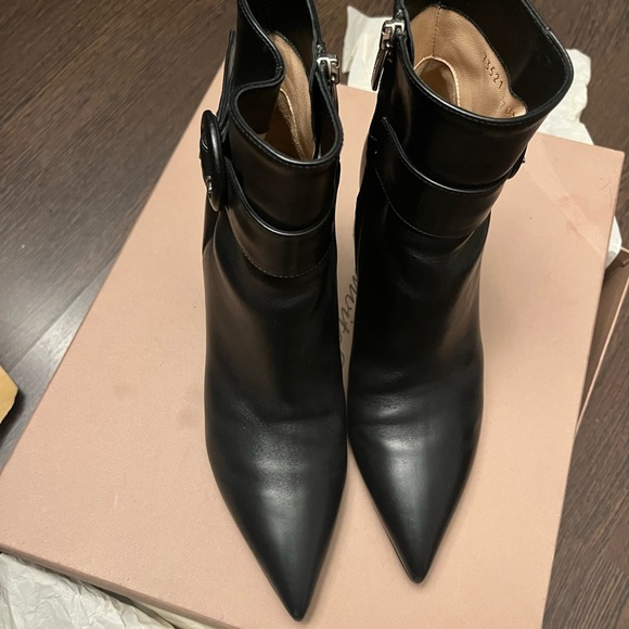 Gianvito Rossi black ankle boots chunky heel - Picture 2 of 9